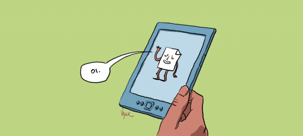 Muito prazer, eu sou o e-book